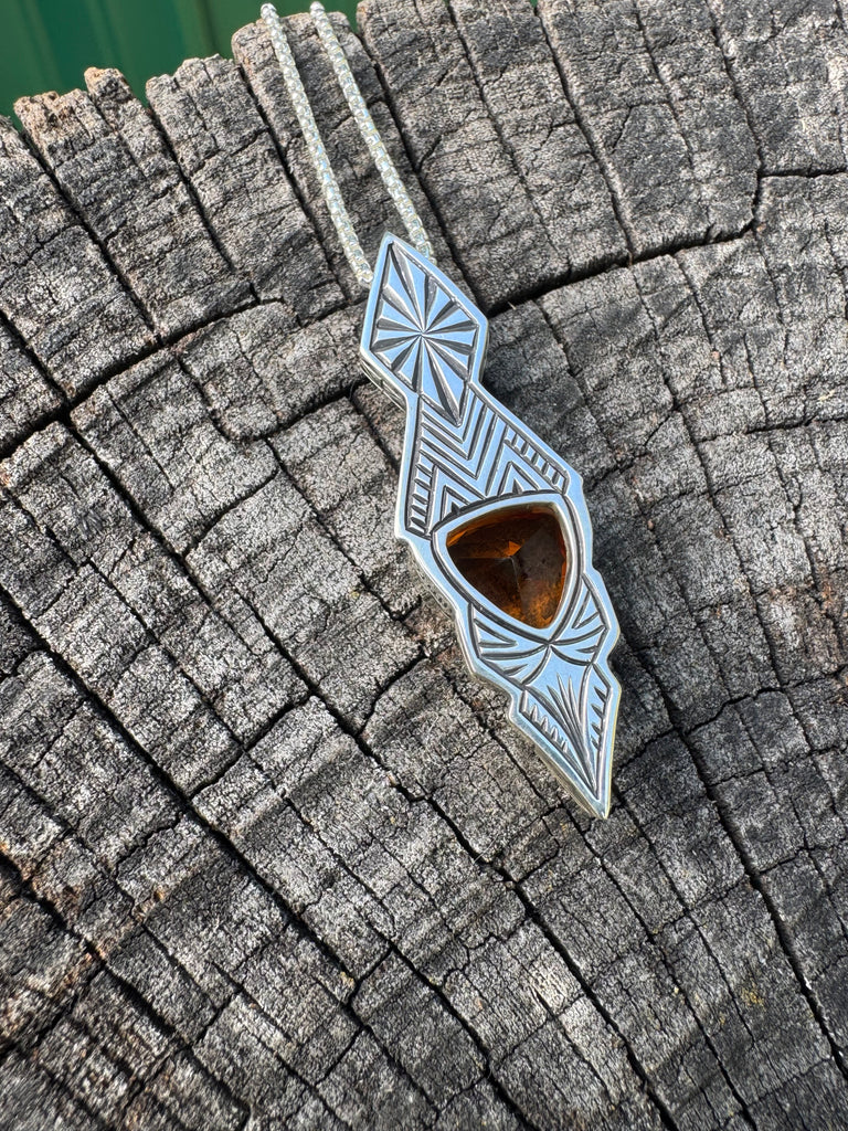 Citrine, montana sapphire