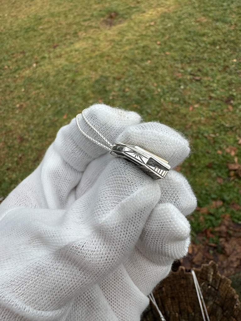 Black diamond pendant