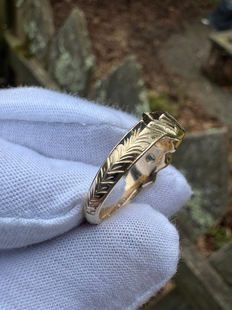 Diamond and Montana Sapphire
