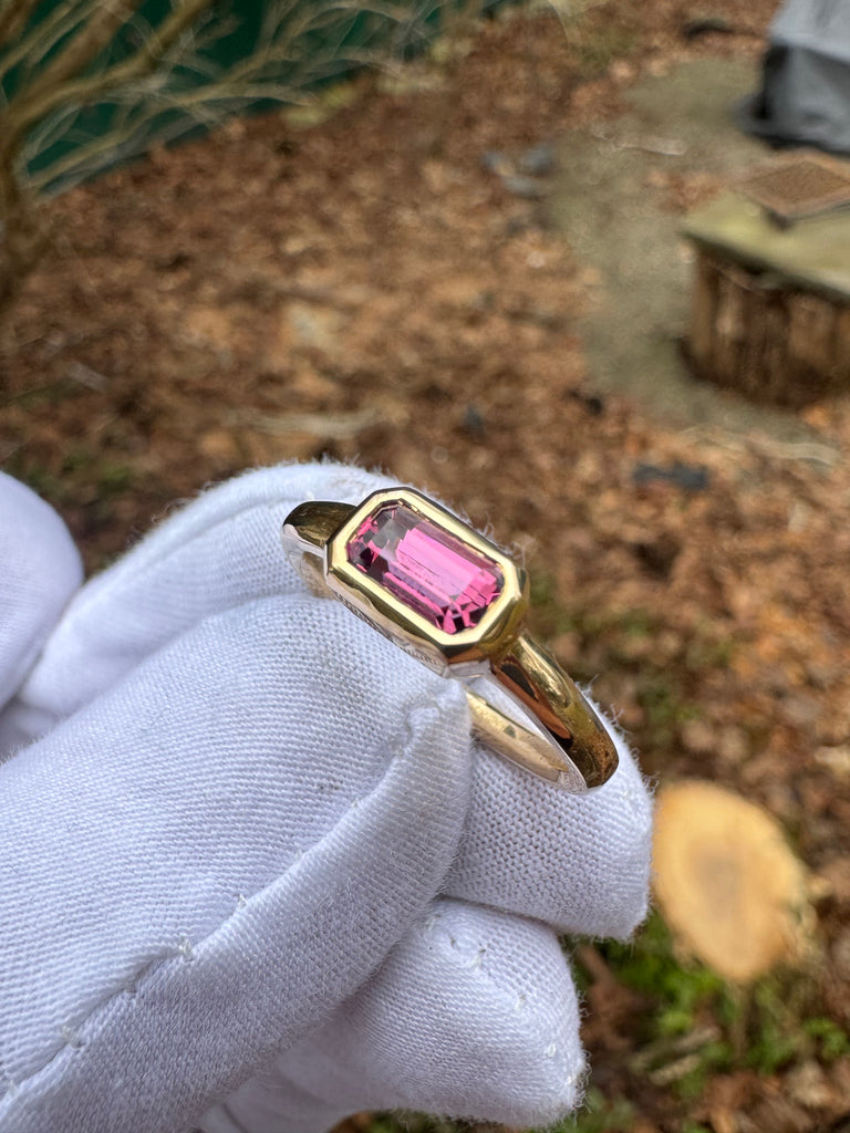 Tanga Garnet in 14k yellow gold