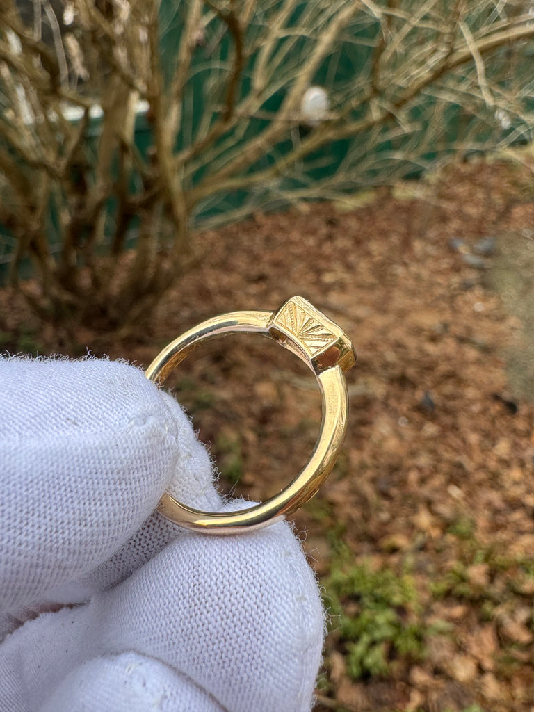 Tanga Garnet in 14k yellow gold