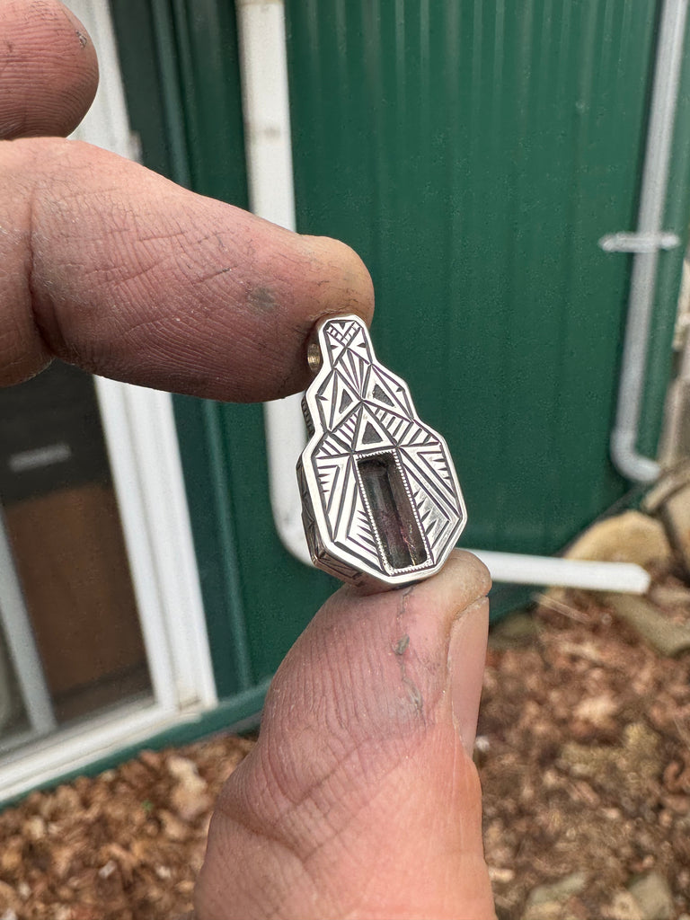 Brazilian tourmaline pendant