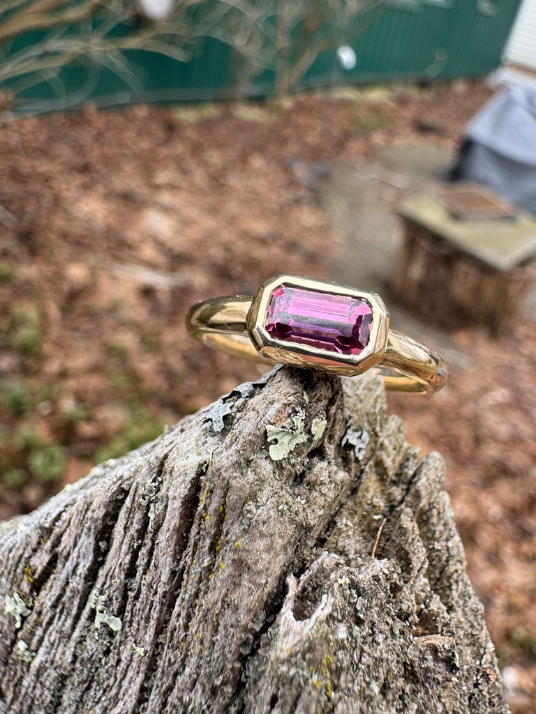 Tanga Garnet in 14k yellow gold