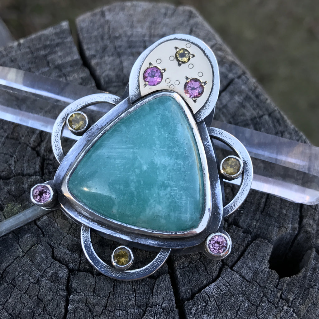 Amazonite pendant