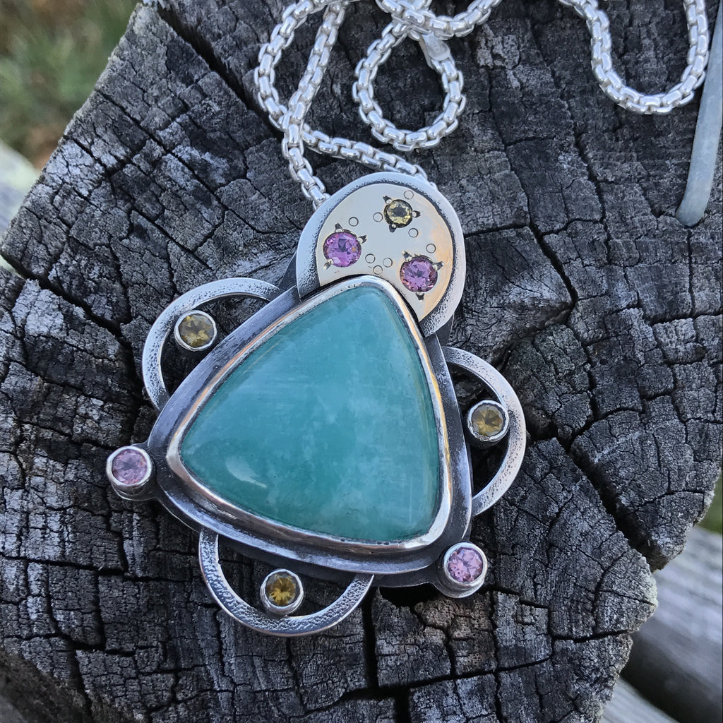 Amazonite pendant