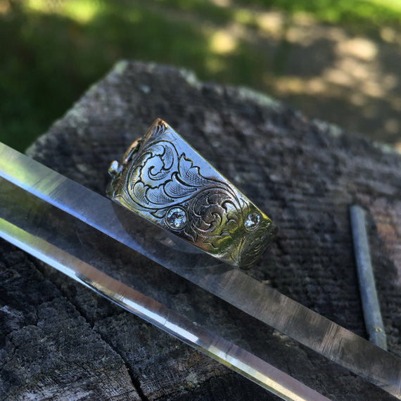 High End Mens Fabricated Ring