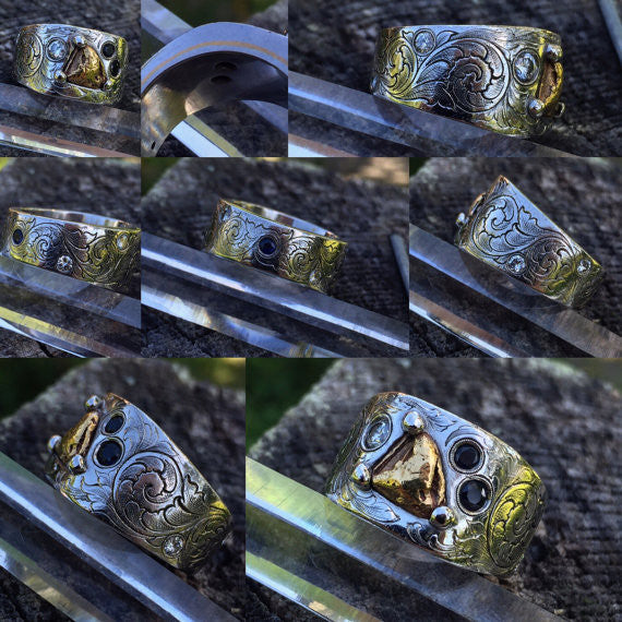 High End Mens Fabricated Ring