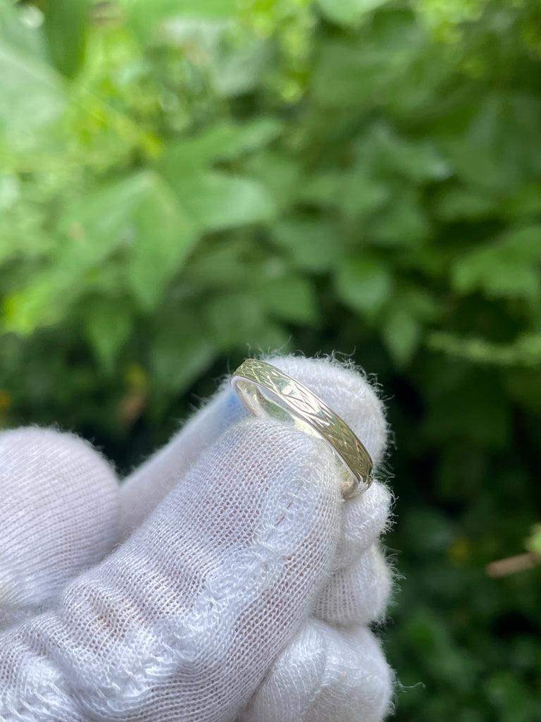 3rd eye ring //blue topaz & citrine