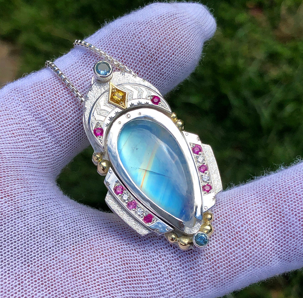 “Wide Awake” Moonstone Talisman