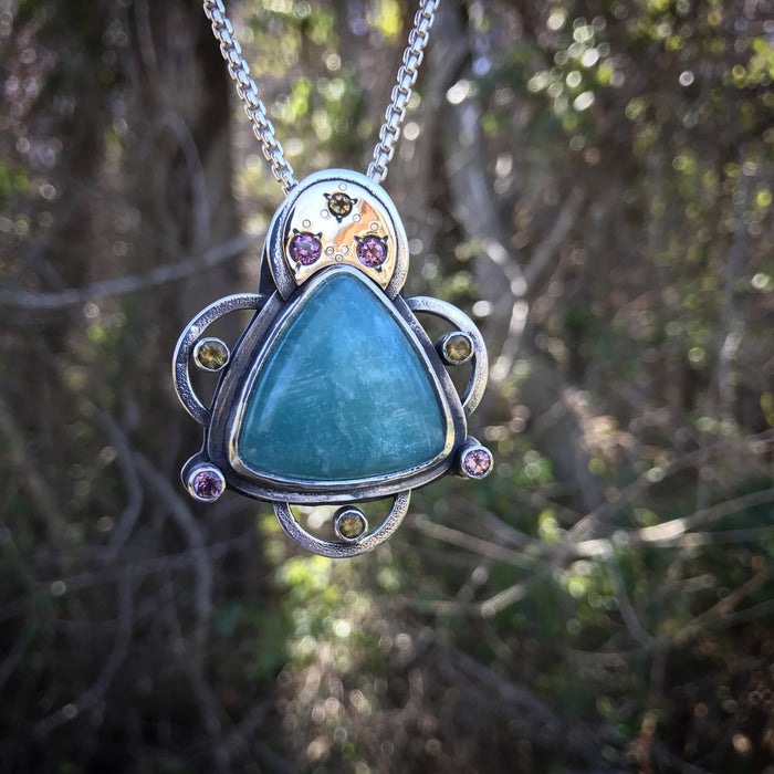 Amazonite pendant