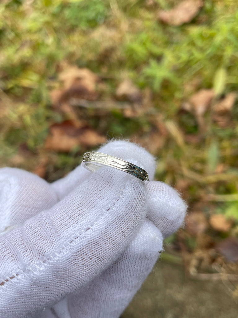 3rd eye ring- amethyst/Tsavorite garnet