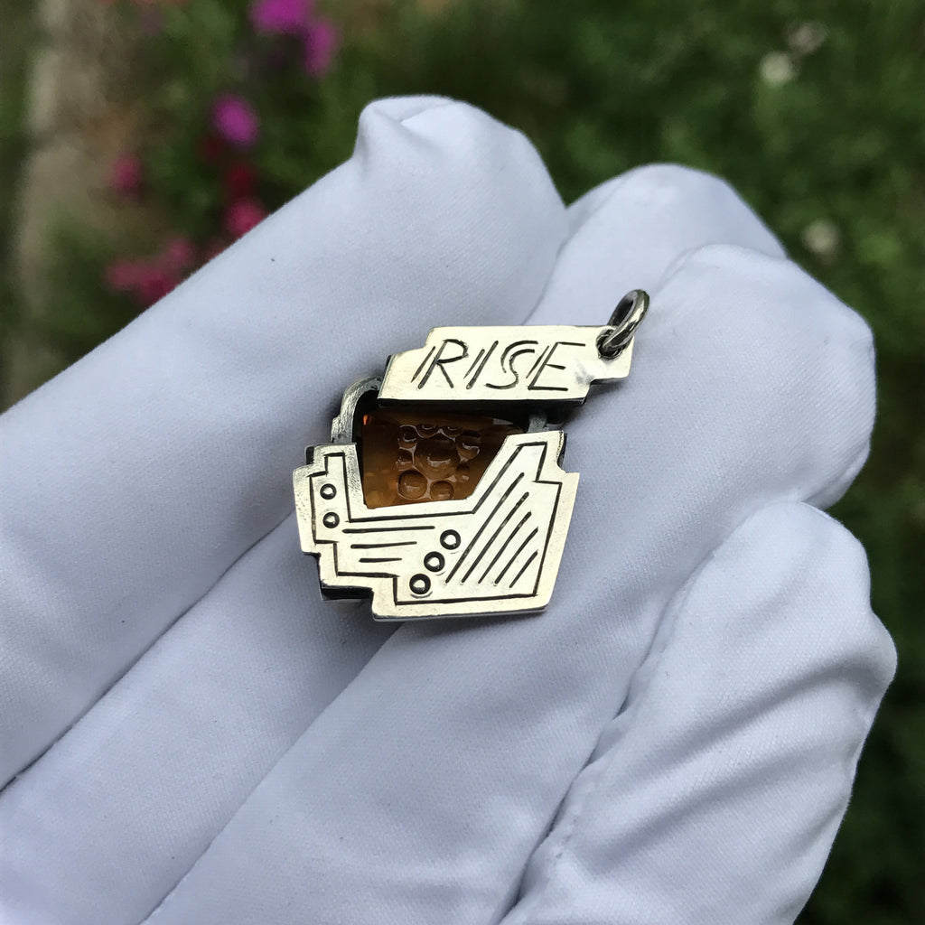 John Dyer citrine pendant