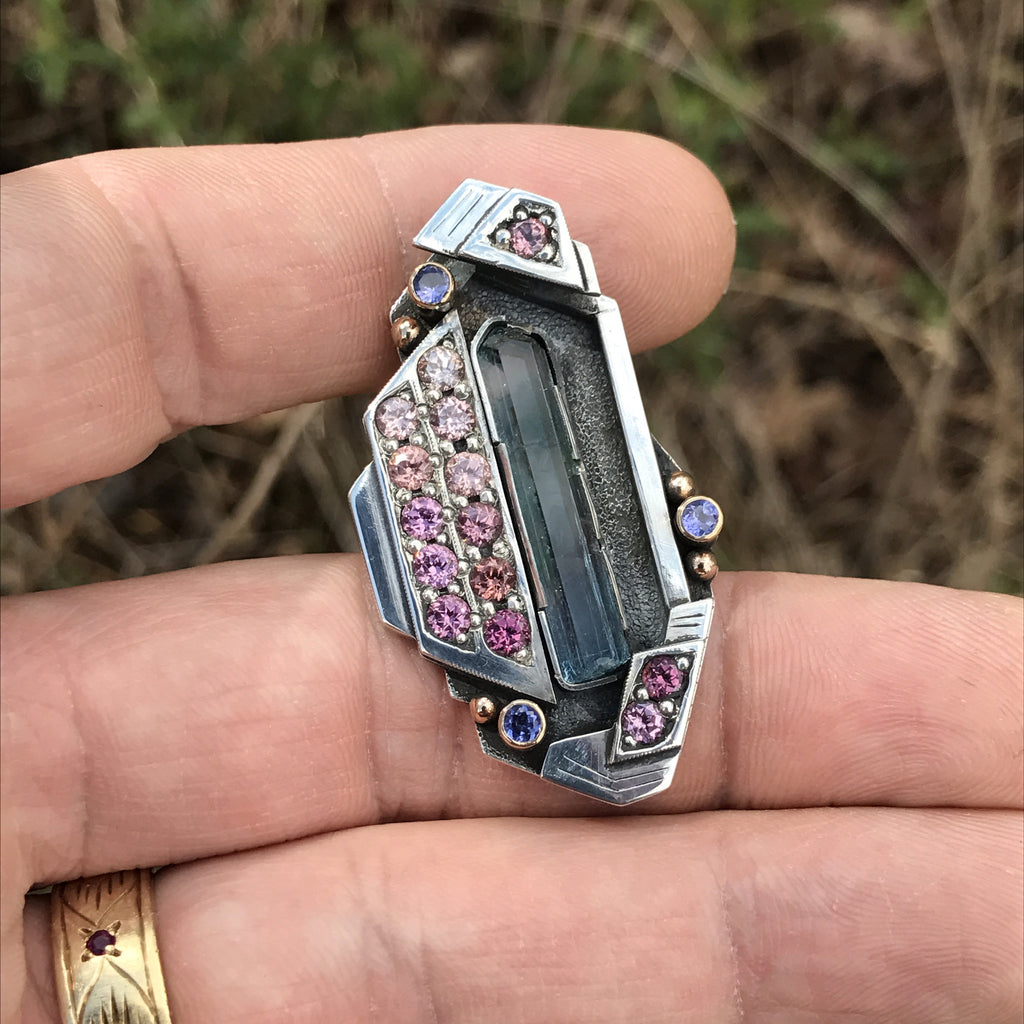 Aquamarine // Garnet // tanzanite