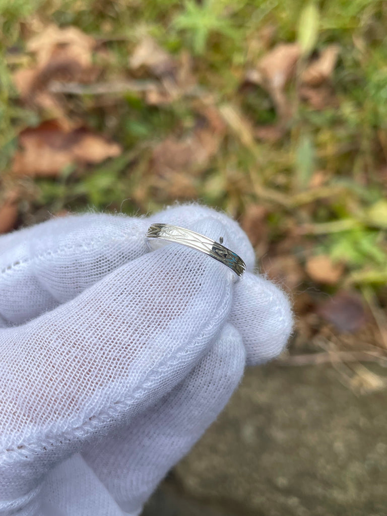 3rd eye ring -peridot/tanzanite