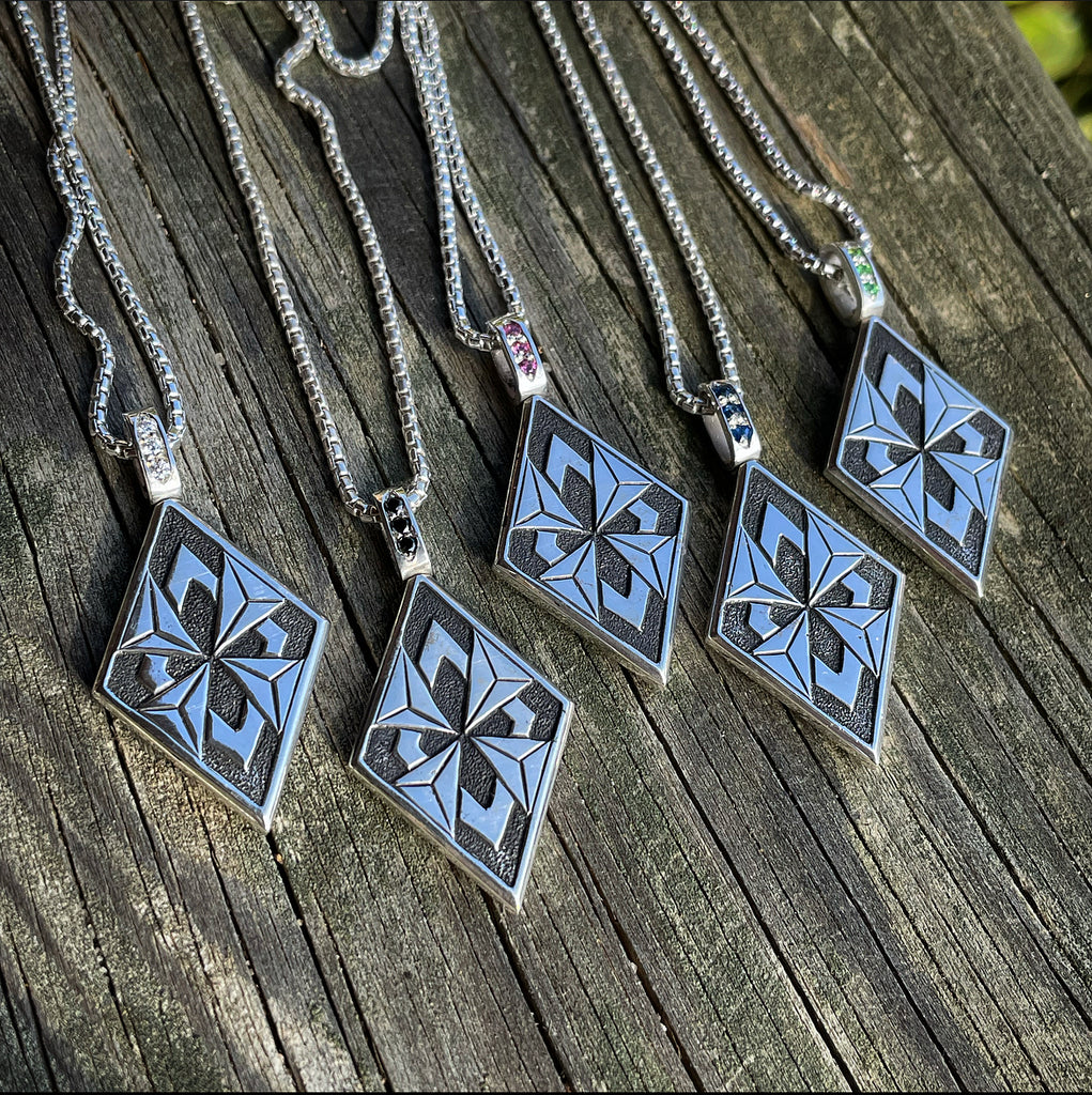 Flower Of Life Geometric Tag