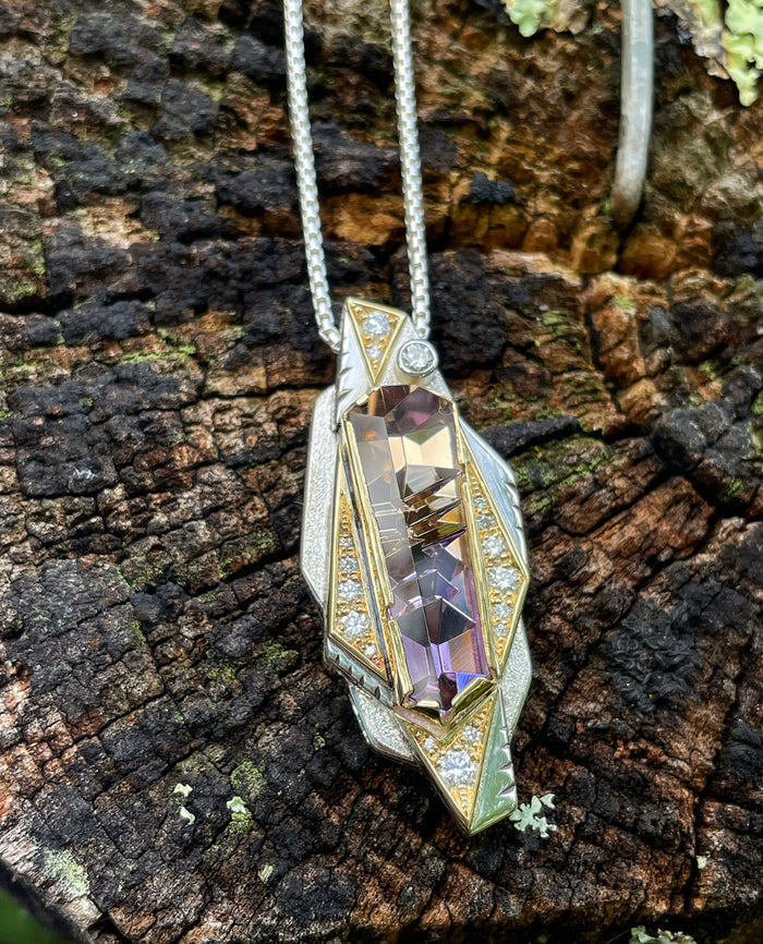 Desire - ametrine and diamond