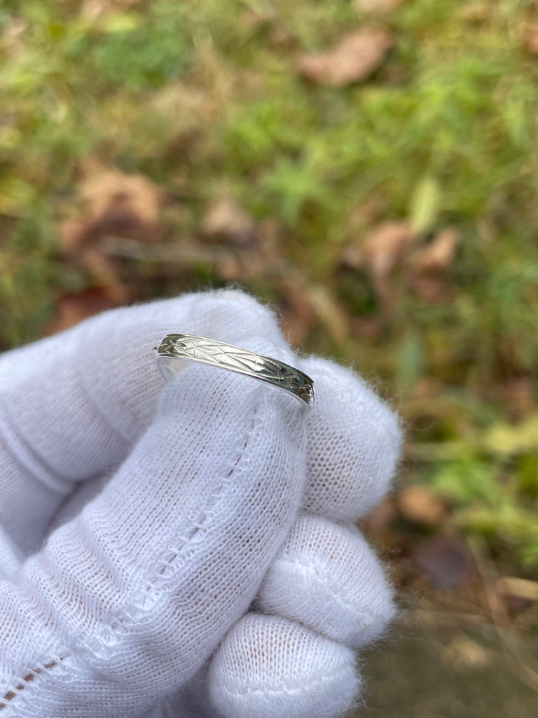 3rd eye ring- amethyst /Rhodolite garnet